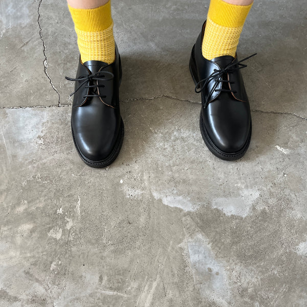 4-2003｜Organic Cotton Waffle Pattern Ankle Socks