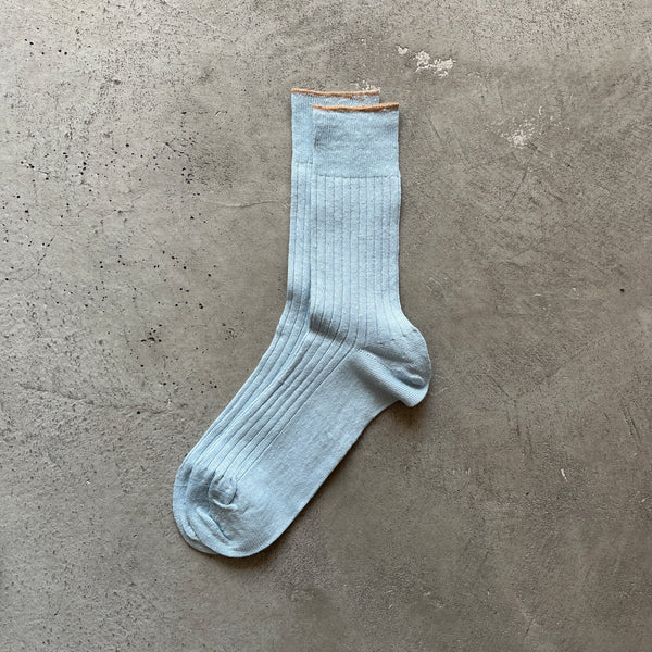 4-2010｜Linen Ribbed Socks