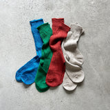4-2011｜Linen Cable Pattern Socks