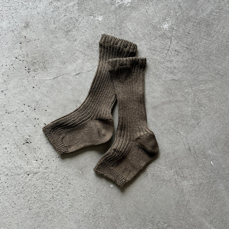 4-2012｜Linen sandal socks