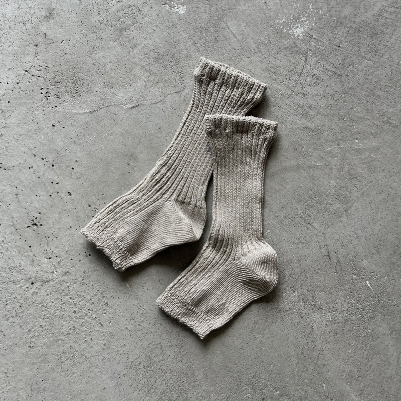 4-2012｜Linen sandal socks
