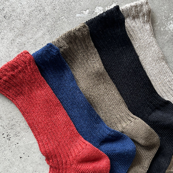 4-2012｜Linen sandal socks