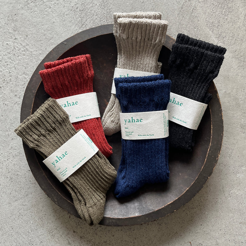4-2012｜Linen sandal socks