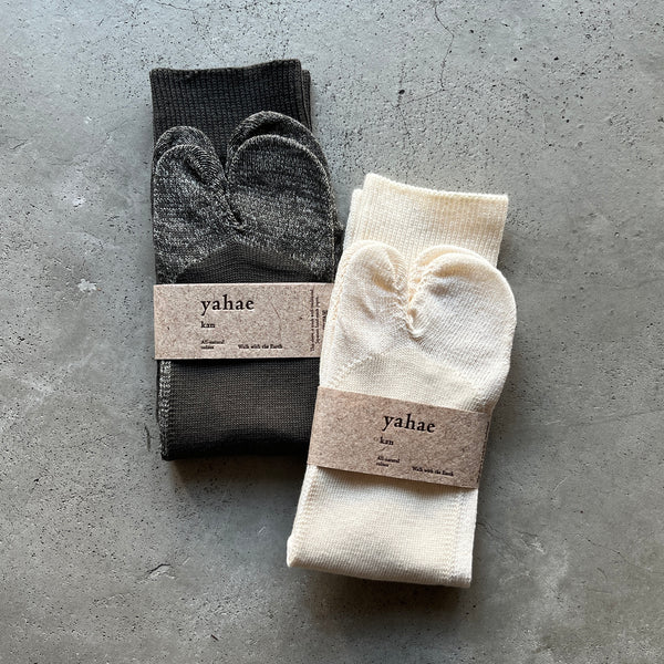 Organic Cotton "Washi" Tabi Socks｜7-5025