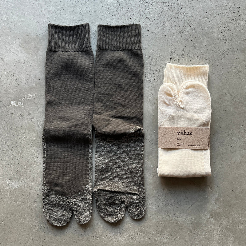 Organic Cotton "Washi" Tabi Socks｜7-5025