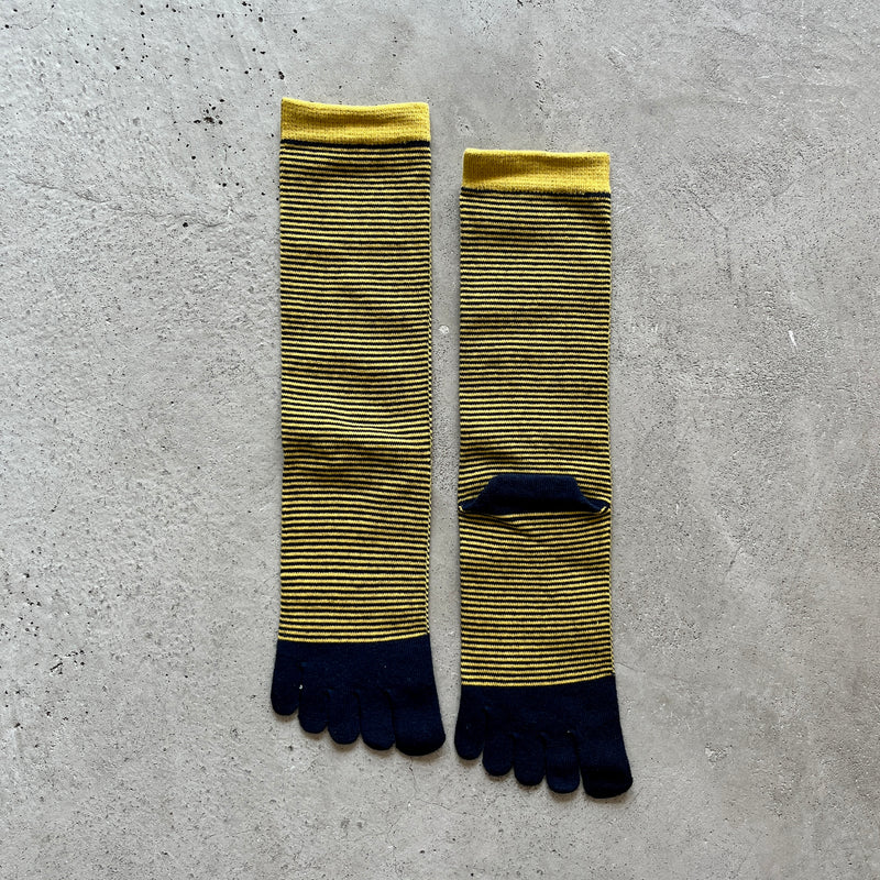 4-4018｜Organic Cotton Wool Toe Socks