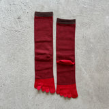 4-4018｜Organic Cotton Wool Toe Socks